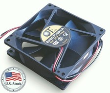 Fan, Computer, 24VDC, Brushless, 92mm x 92mm x 25mm, Ball bearing, 56 CFM