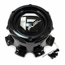 Fuel Wheel Center Cap Gloss Black Large Bore 183 for 6x5.5 Trucks SUVs