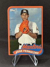 2014 Topps - 1989 Topps Die-Cut Minis Jose Fernandez #TM-JF