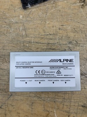 Alpine KCX-C250 MC Multi Camera Selector 