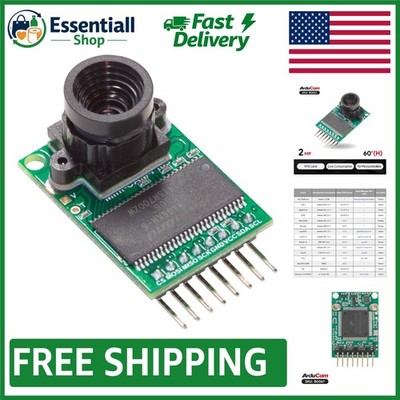 Versatile 2MP Mini Camera Module Compatible with Arduino, Raspberry Pi, and More