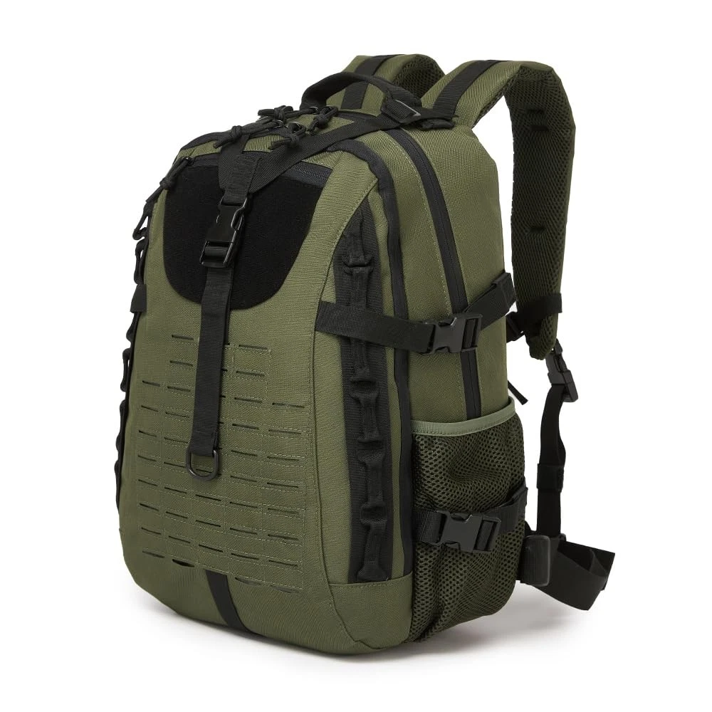 Military Tactical Backpack For Men Laser-Cut Molle Daypack 3 Day for Hiking,W...