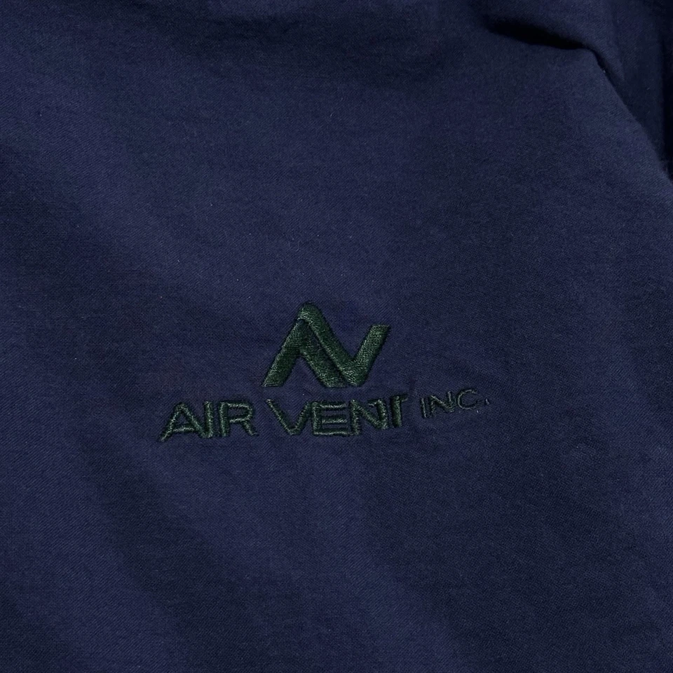 Vintage Swingster Varsity Jacket Canvas Air Vent Inc. Company Logo Men’s Medium - Image 3 of 4