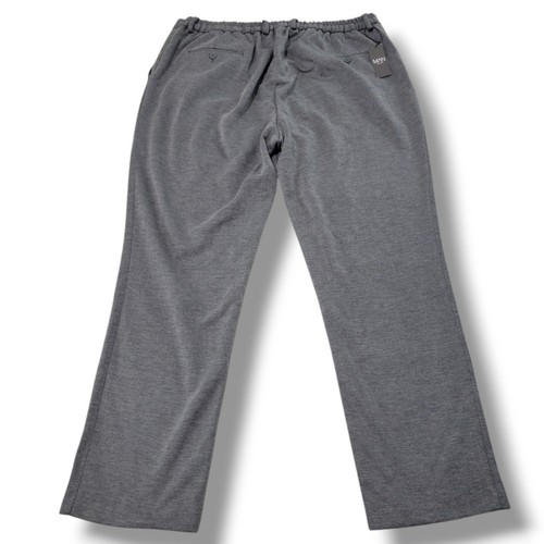 New Boohoo Man Pants 4XL W40"L31" Plus Elastic Waist Skinny Heavy Jersey Trouser - Picture 3 of 8