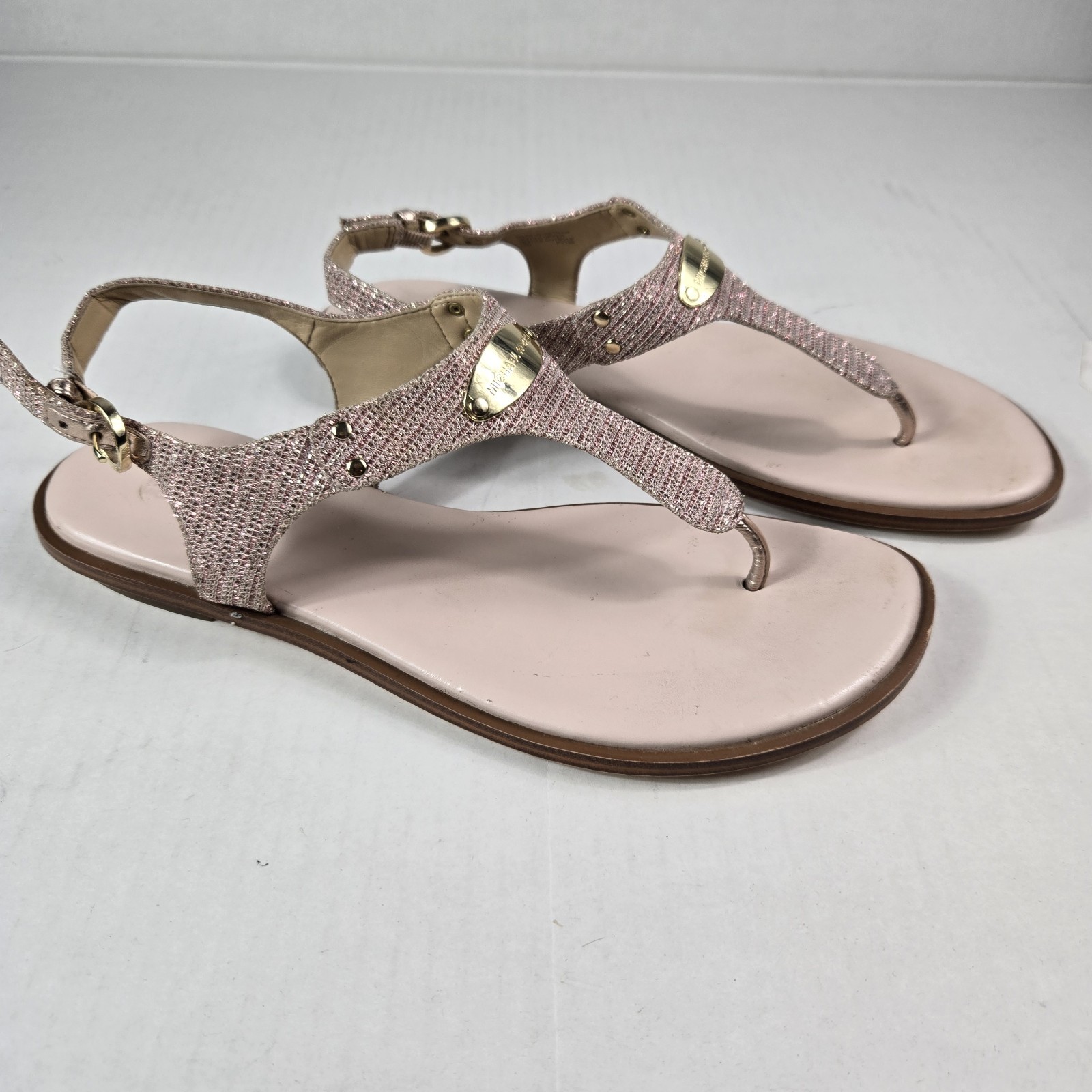 APL MK PLATE THONG SANDALI MICHAEL KORS TAGLIA M (10)