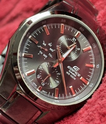 Casio Edifice EF-339 Schwarz Racing/ Motorsport Chronograph Herrenuhr