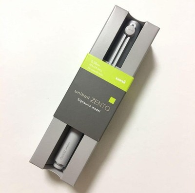 MITSUBISHI PENCIL uniball ZENTO Signature Model Silver Black