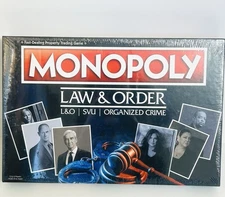 Hasbro USAopoly MONOPOLY: Law & Order SVU Organized Crime Collectors Edition