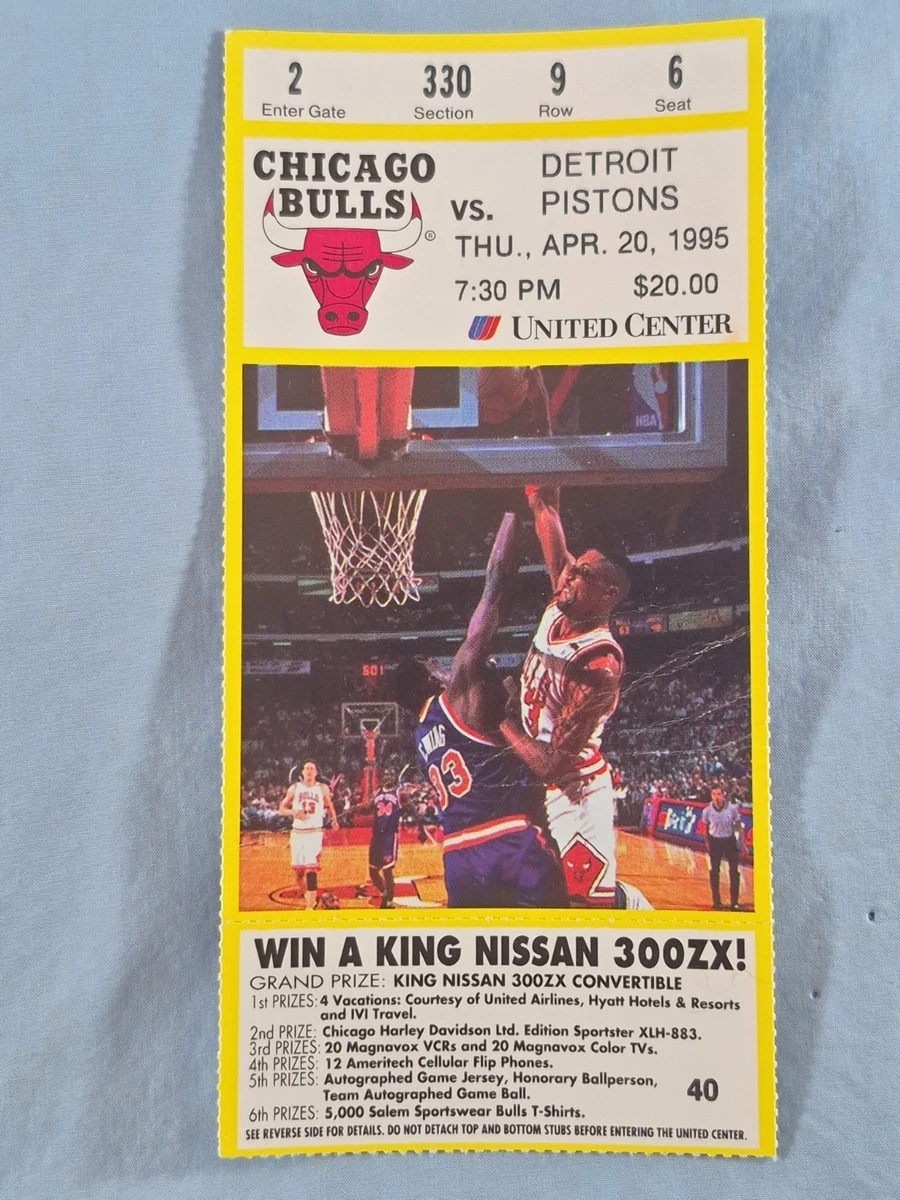 Basketball 1995 Vintage Sports Ticket Stubs for sale | eBay