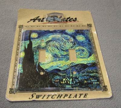 Art Plates Van Gogh Starry Night Light Switchplate NIB