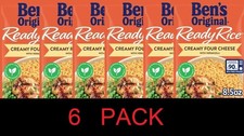 Ben's Original Ready Rice Creamy Four Cheese With Vermicelli 8.5 oz Pouch 6 PACK