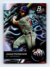 #TOP-4 2023 Bowman Platinum ICE FOIL Jared McKenzie Washington Nationals