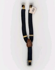Toddler American Accessories Suspenders 1" Wide Navy Blue New With Tags Size2-4