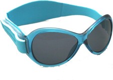 Banz Baby Retro Oval Baby Sunglasses, Aqua