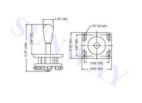 Arcade joystick HAPP American style 8 WAY joystick for Arcade JAMMA game cabinet