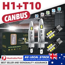 Error Free H1+T10 LED Car Headligh Bulbs White Beam Lamp Easy installation