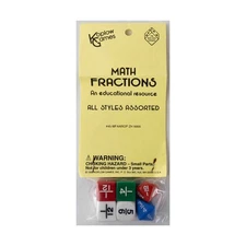 Koplow Dice Fraction Dice - Assorted (6) New
