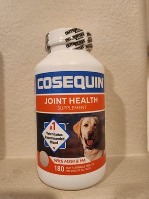 Cosequin Joint Health Supplement With MSM and HA, 180ct Tablets  Exp 08/2027