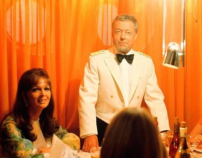 Heinz Ruhmann Extra ZDF film ''Der Kapitan'' shooting on MS '' M- 1970s Old Photo
