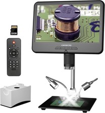 10.1'' LCD Coin Digital Microscope Full View Soldering Microscope Camera 32G