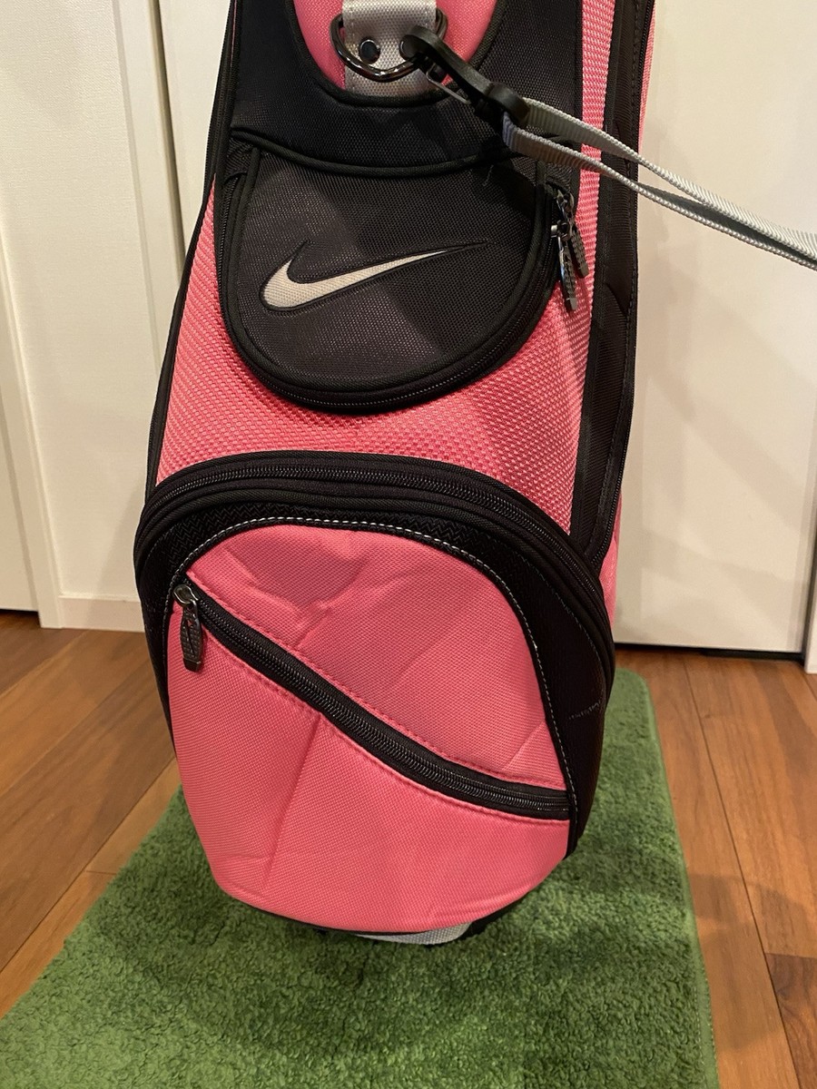 NIKE ナイキ ピンク ゴルフバック キャディバッグ Nike Women's Pink Lightweight golf bag carry cart caddy bag