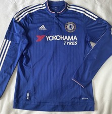 Chelsea Home football shirt M 2016 Soccer Long Sleeve Adidas Jersey Kit Matic