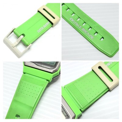 CASIO Data Bank VDB-101JIM Green Watch New Battery Tested Working