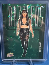 2026 Upper Deck AEW Skye Blue Dazzlers Green SP Insert DZ-11