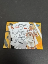 JUJU WATKINS 2024-25 BOWMAN U CHROME RULE PLAYBOOK GOLD REFRACTOR /50 #CRP-23