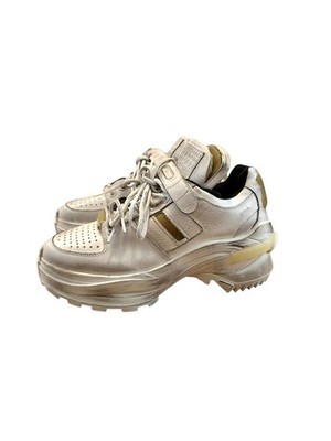 NEW Maison Margiela Artisanal Sneaker White & Black, Size 39 ($850 