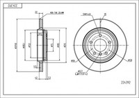 Hart Tarcze III 2X Bremsscheiben Ø 320 BelüFtet FüR BMW 3Er Touring