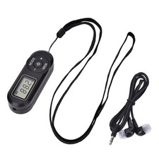 Portable Mini FM Radio offers two radio station storage methods HRD-727