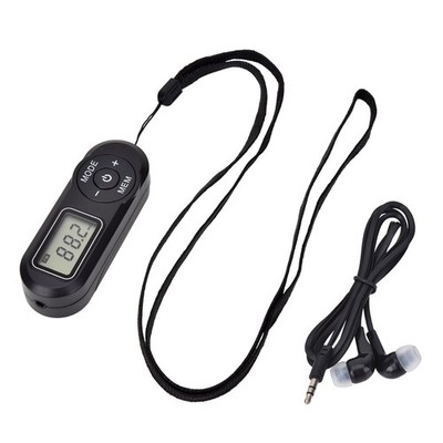 Portable Mini FM Radio offers two radio station storage methods HRD-727