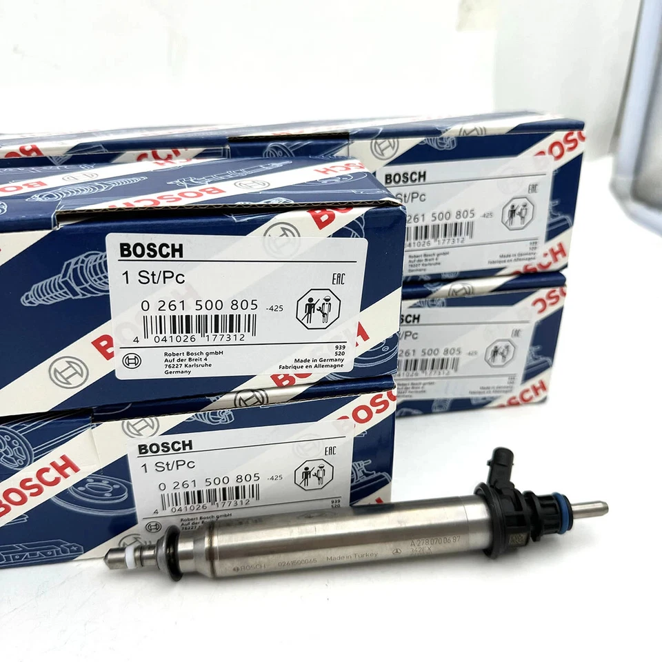 4PCS Bosch Fuel Injector Mercedes Benz W205 AMG W222 W463 X253 W246 A2780700687 - Image 3 of 4