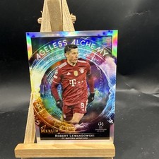 2021-22 Merlin UEFA Champions League Ageless Alchemy Robert Lewandowski #AA-10