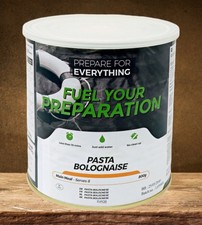 Fuel Your Preparation Freeze Dried Tin Rations Pasta Bolognaise  BBE 03/2049