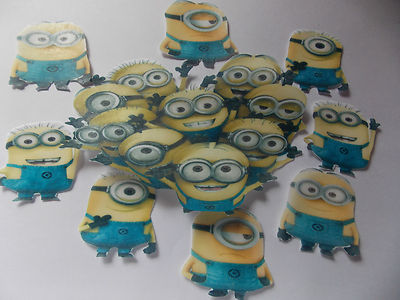 Große essbare vorgeschnittene Despicable Me Kuchen- und Cupcake-Topper 