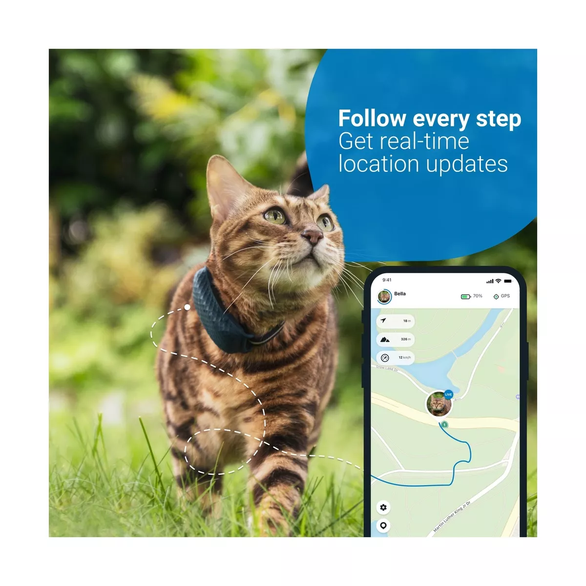 Tractive GPS Pet for - Waterproof, GPS Location &amp; Smart Activity... | eBay