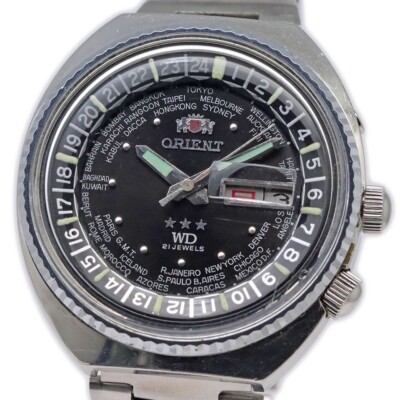 ORIENT WORLD DIVER Y469622-7A Cal.46941 Automatic Black Dial 43mm