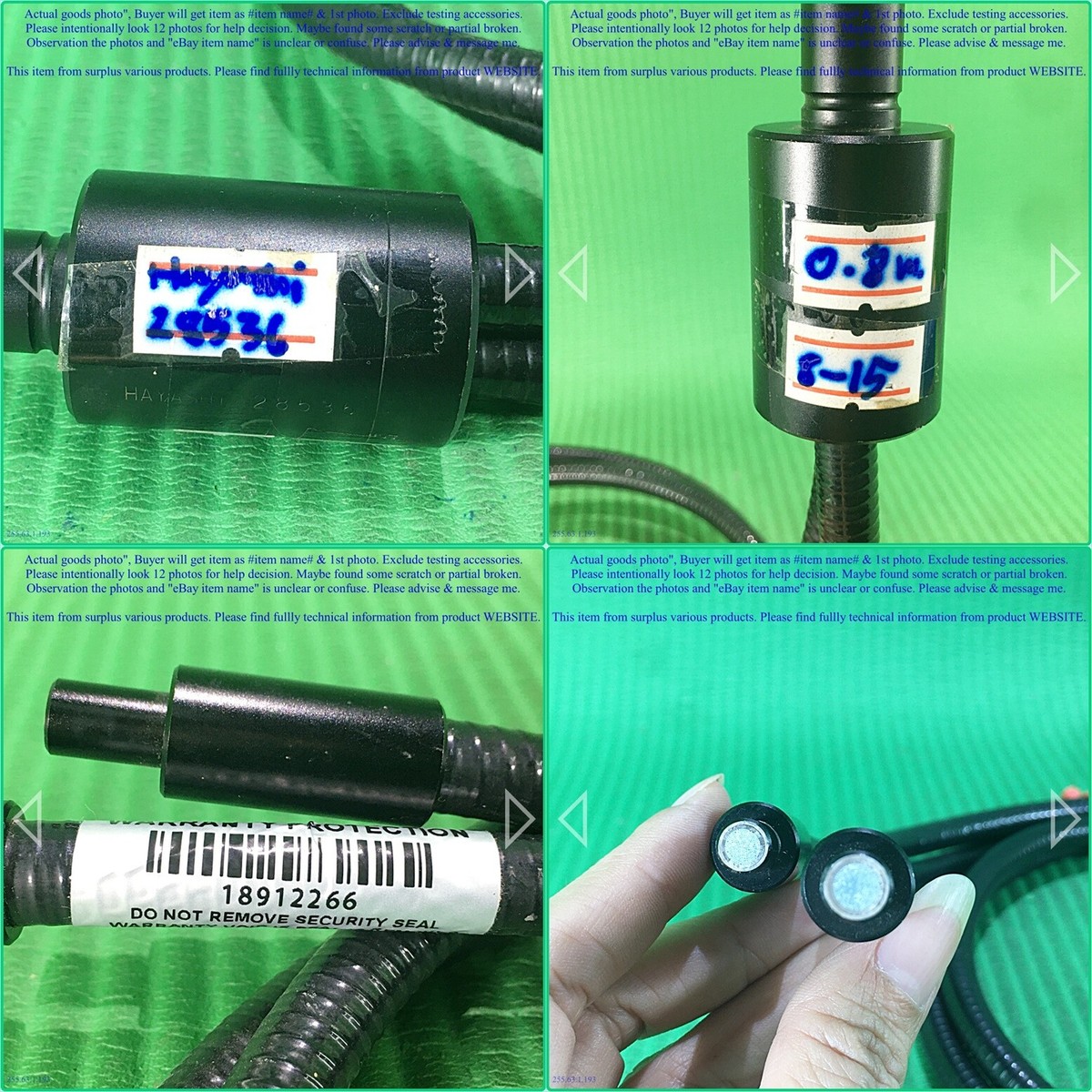 Hayashi 28536,Light guide dia 15-8/8 mm. cable L=0.8m. as Hayashi 28536,Light guide dia 15-8/8 mm. cable L=0.8m. as