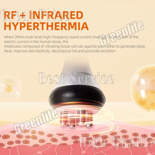 Massaggiatore dimagrante terapia luce rossa R-F brucia cellulite corpo e viso 40k - Foto 9 di 18