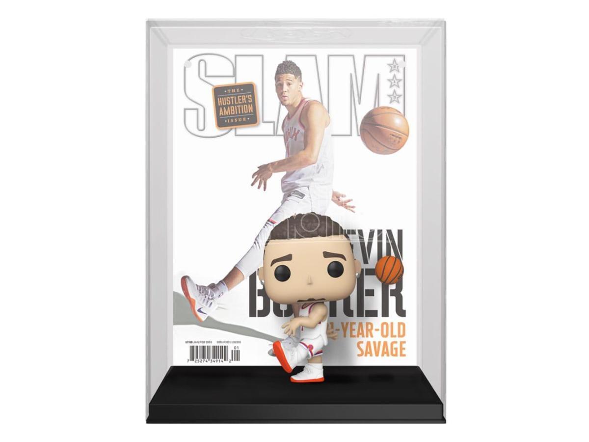 Nba Cover Pop! Basketball Vinile Figura Devin Booker (slam Magazin) 9 Cm Funko