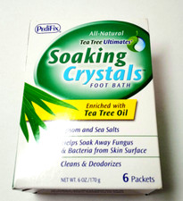 Pedifix Tea Tree Soaking Crystals Foot Bath Enriched with Tea Tree Oil - 6 Packs