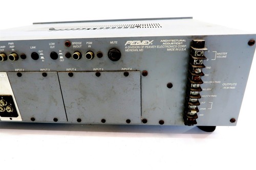 PEAVEY MA 675 Architectural Acoustics Mixer Amplifier 7 Channel Modular Mix Amp - Picture 8 of 12