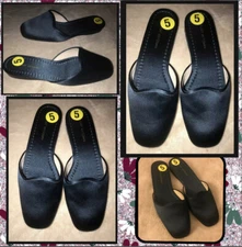 NWT Stuart Weitzman Satin Slide Mules Flats 5 Rare HTF Color $398 Made in Spain