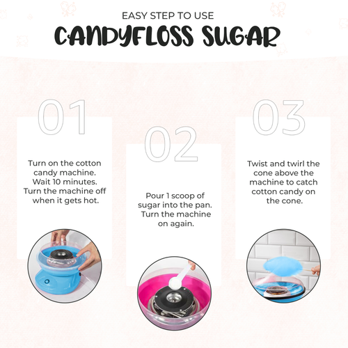 Baking Beauty and Beyond Cotton Candy Floss Sugar with 5kg Buy 3 get 2 Free - Picture 55 of 498