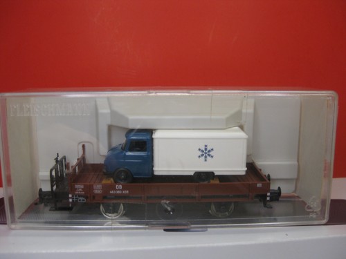 Fleischmann/Wiking 835253 Set "Ländliche Bahnfracht" Niederbordwagen Opel  NEU | Condition: Neu