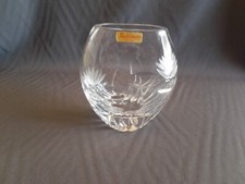 schwere Kristall Vase - NACHTMANN oval 1,846 kg