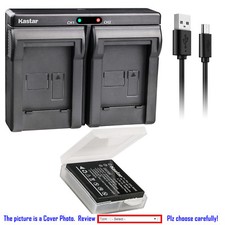 Kastar Battery Slim Dual USB Charger for Kodak LB-080 Kodak PIXPRO SP1 / SP1 HD