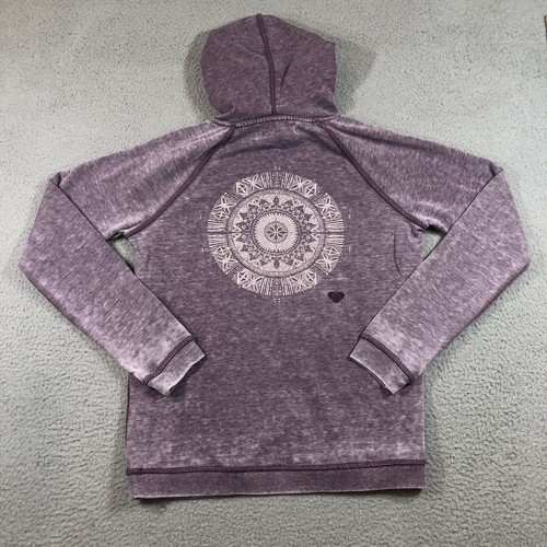 Roxy Hoodie Women’s Small Purple Beach Costal Surf Thin Stretch - Picture 7 of 11